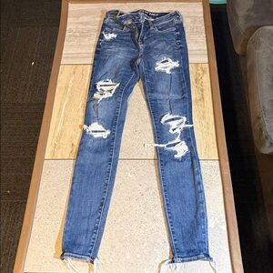 AE high rise jegging size 4 extra long